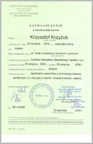 certyfikat