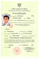 certyfikat